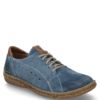 ZAPATO AZUL CON CORDONES