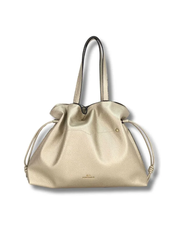 GRAN BOLSO ORO C/PESPUNTE