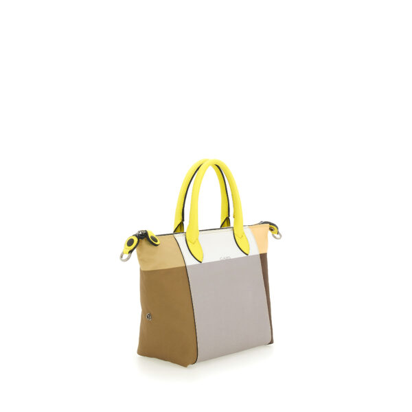 BOLSO POP CUERO/AMARILLO