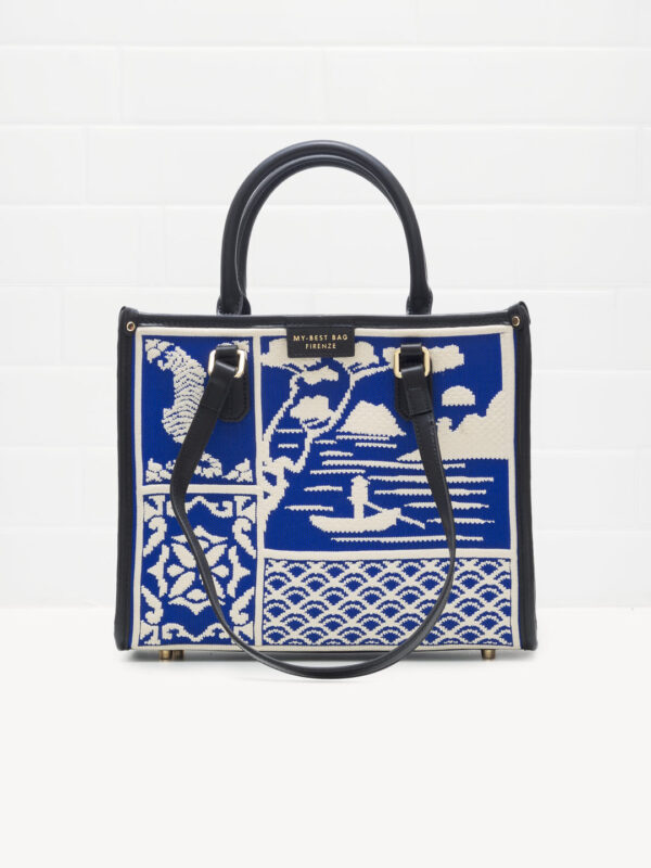BOLSO AZUL SPICE MEDIANO