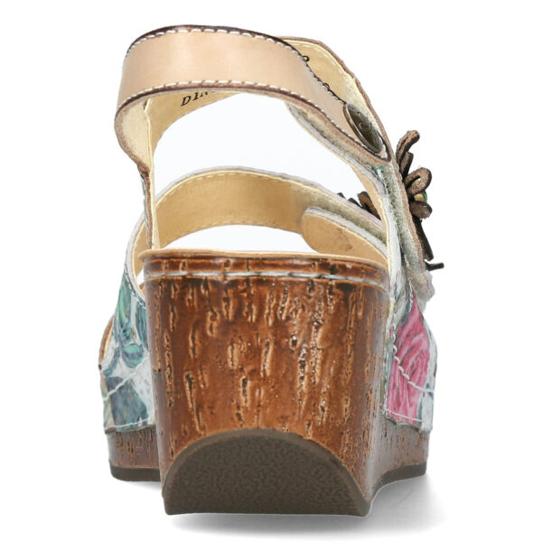 SANDALIA BEIGE ESTAMPADA - Imagen 8