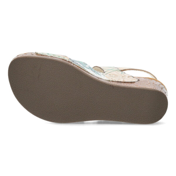 SANDALIA BEIGE ESTAMPADA - Imagen 9