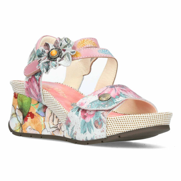 SANDALIA ROSA ESTAMPADA - Imagen 2