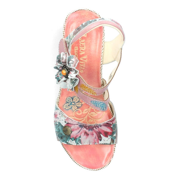 SANDALIA ROSA ESTAMPADA - Imagen 6
