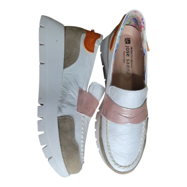 MOCASÍN COMBINADO PISO BLOQUE - Imagen 5