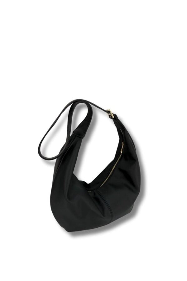 BOLSO NEGRO BANDOLERA PIEL - Imagen 3