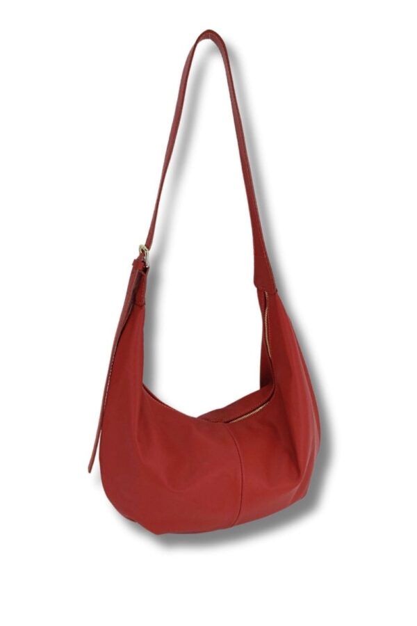 BOLSO TEJA BANDOLERA PIEL - Imagen 2