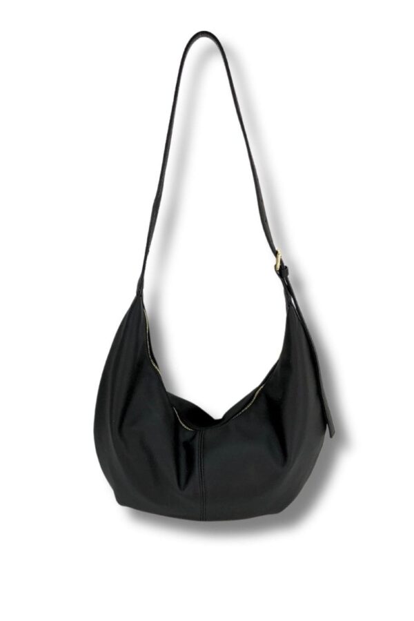 BOLSO NEGRO BANDOLERA PIEL