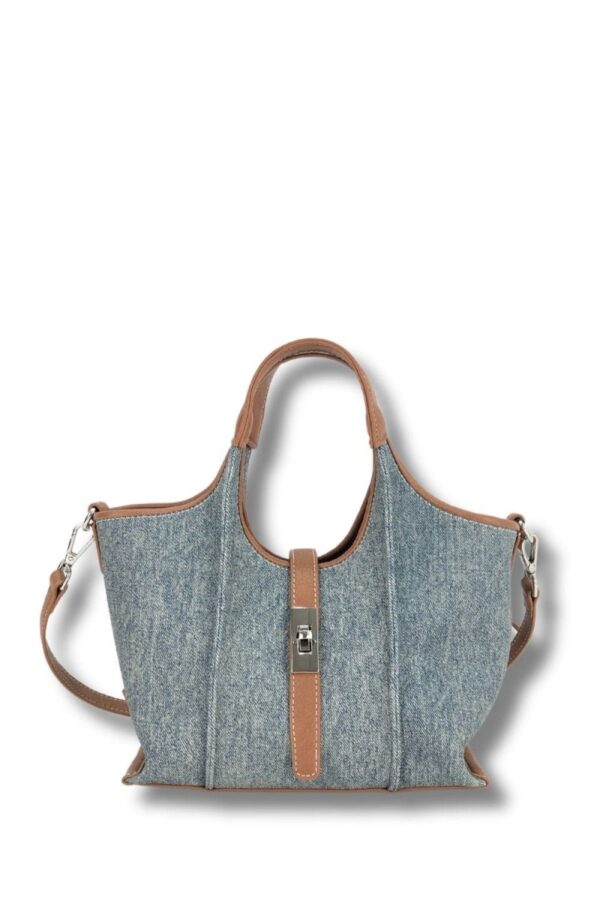 BOLSITO AZUL CANVAS ENGOMADO