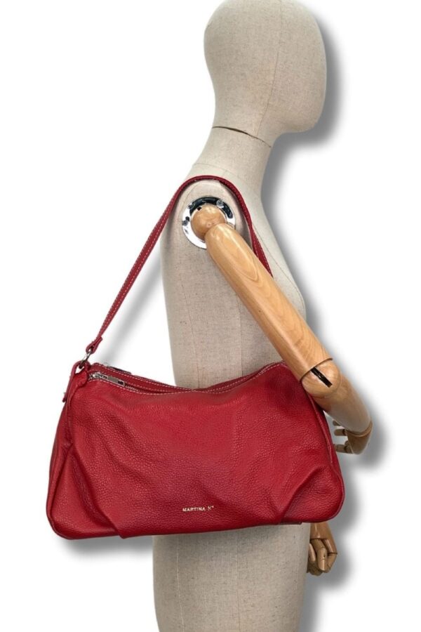 BOLSO PIEL ROJO - Imagen 2