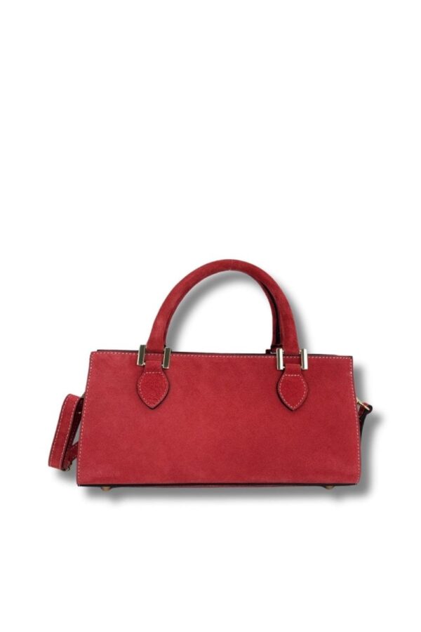 BOLSO ROJO SERRAJE RECTANGULAR
