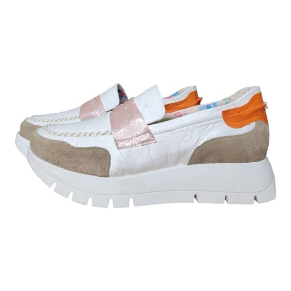 MOCASÍN COMBINADO PISO BLOQUE