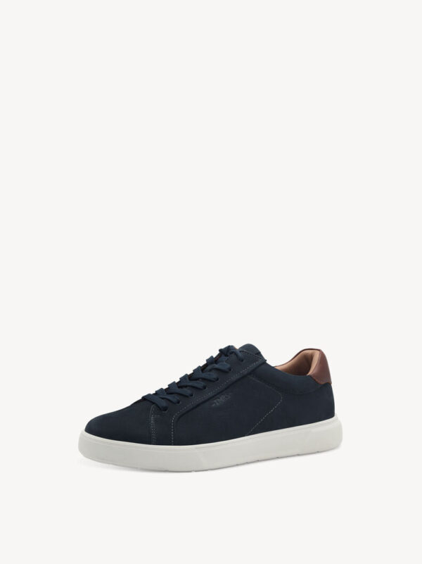 ZAPATILLA DE PIEL AZUL