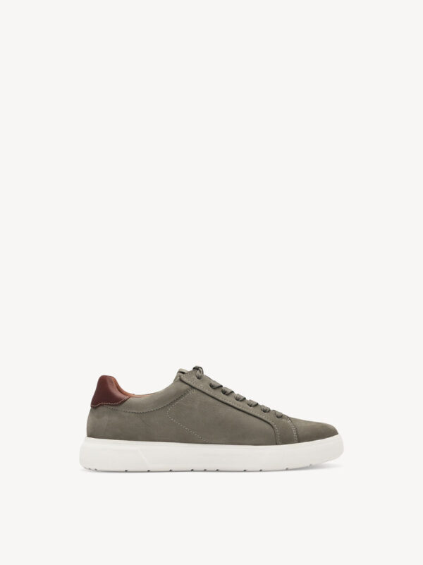 ZAPATILLA DE PIEL VERDE - Imagen 3