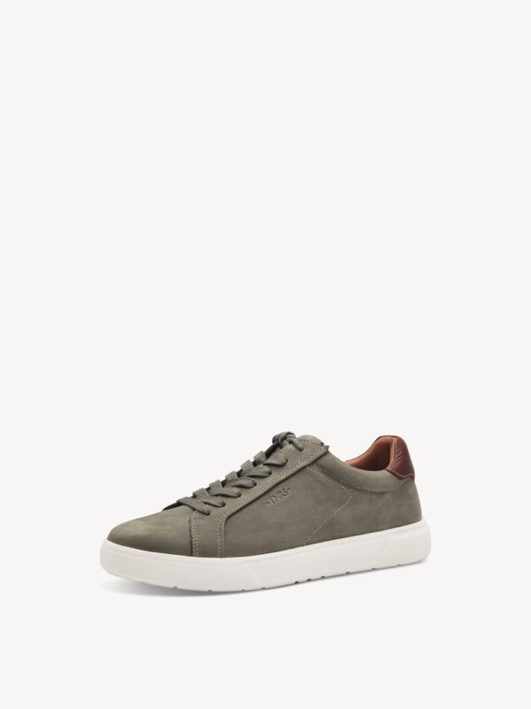 ZAPATILLA DE PIEL VERDE
