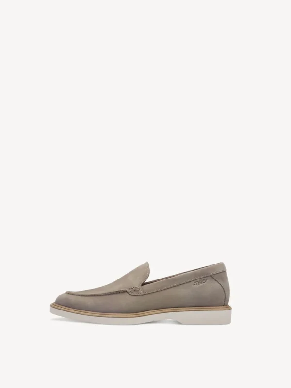 ZAPATILLA DE PIEL BEIGE - Imagen 4