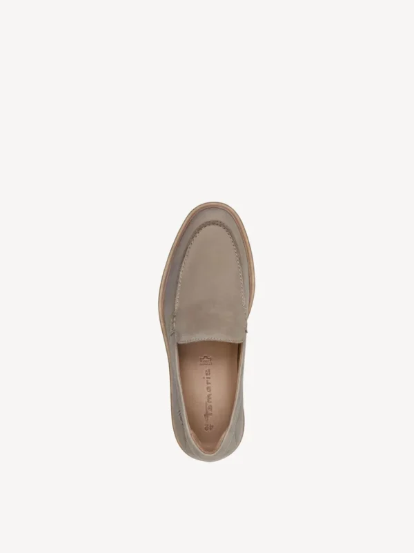 ZAPATILLA DE PIEL BEIGE - Imagen 5