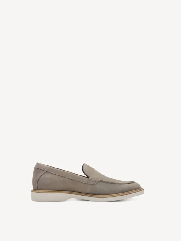 ZAPATILLA DE PIEL BEIGE - Imagen 3