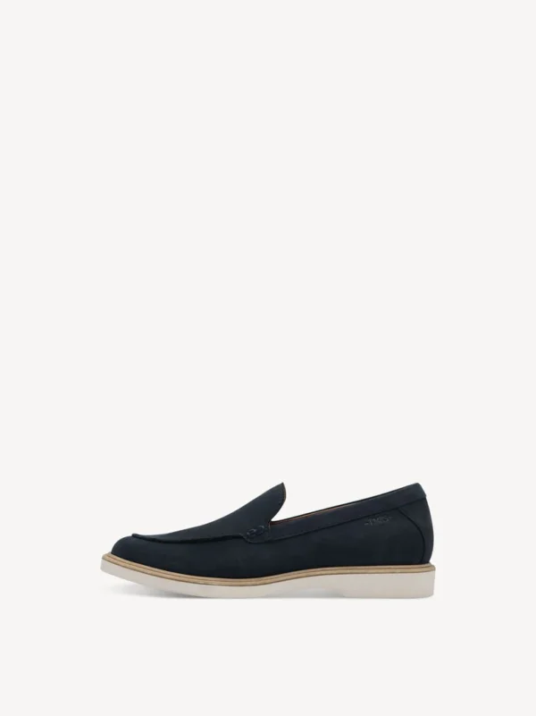 ZAPATILLA DE PIEL AZUL - Imagen 2