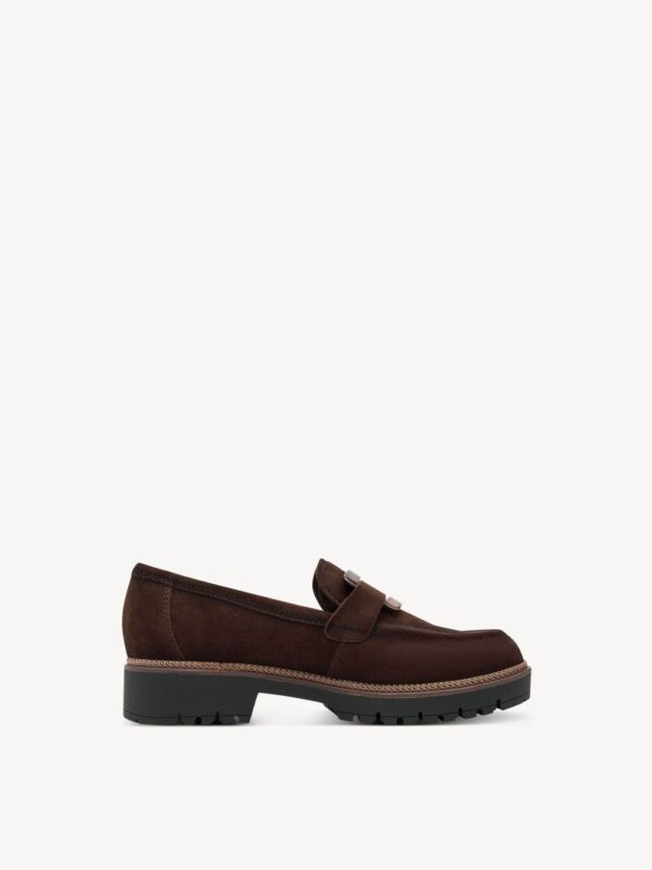 MOCASÍN DE PIEL MARRÓN - Imagen 5