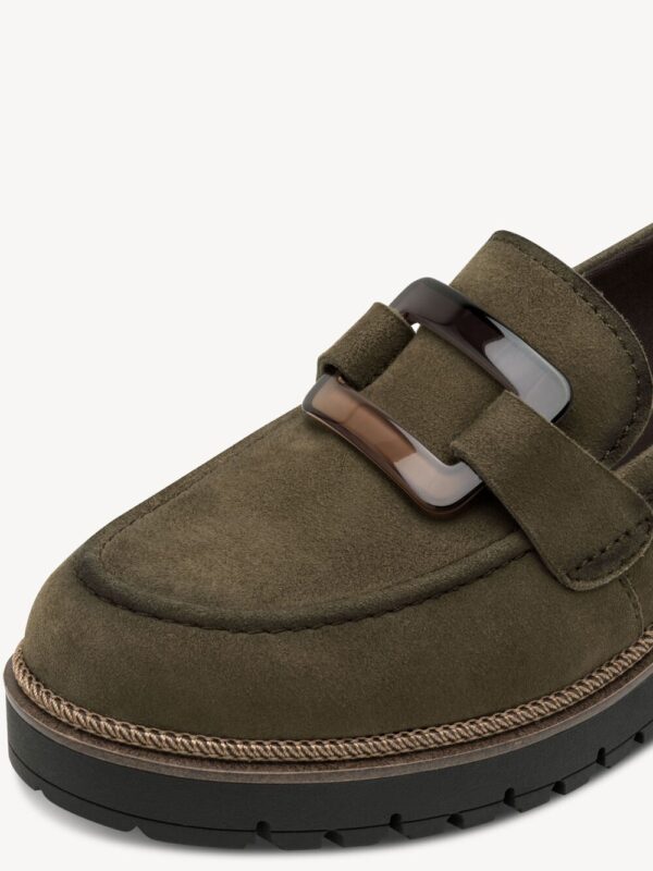 MOCASÍN DE PIEL VERDE - Imagen 6