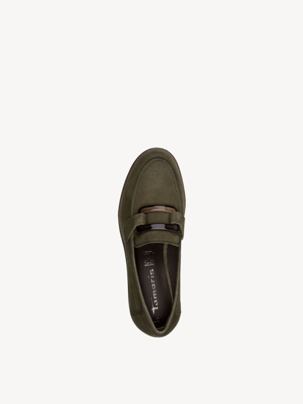 MOCASÍN DE PIEL VERDE - Imagen 7