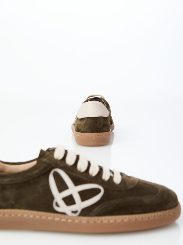 ZAPATILLA DE ANTE VERDE - Imagen 4