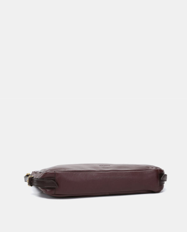 BOLSO MULTIFUNCIONAL EN PIEL BURDEOS - Imagen 7