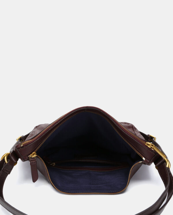 BOLSO MULTIFUNCIONAL EN PIEL BURDEOS - Imagen 8