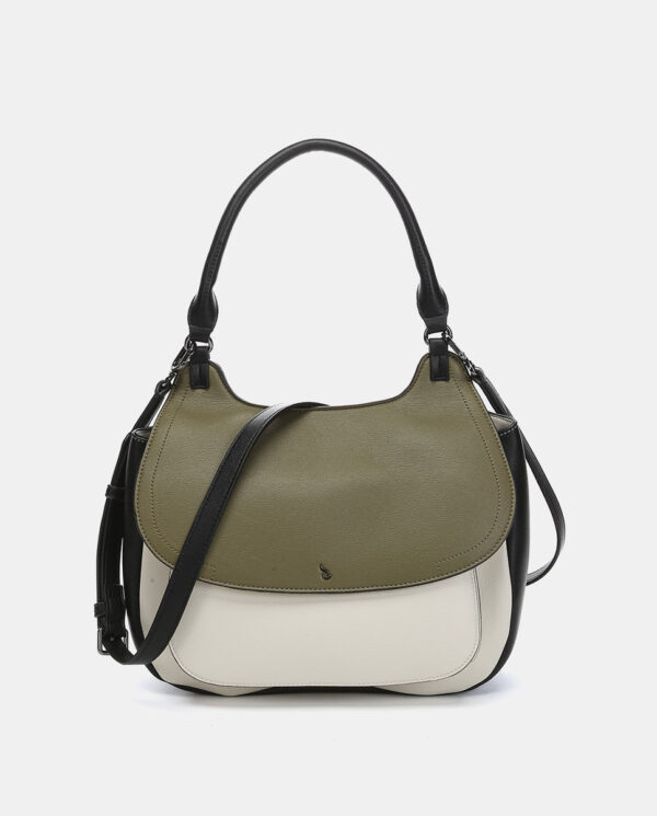BOLSO DE HOMBRO EN VERDE - Imagen 3