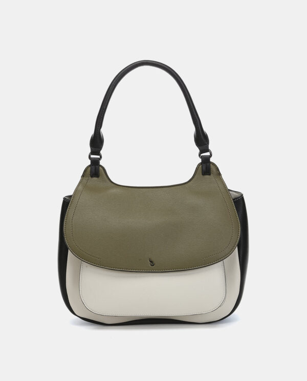 BOLSO DE HOMBRO EN VERDE - Imagen 4