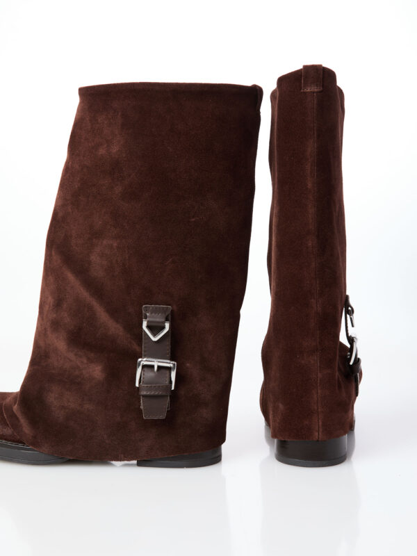 BOTA DE ANTE CEPILLADO MARRÓN - Imagen 3