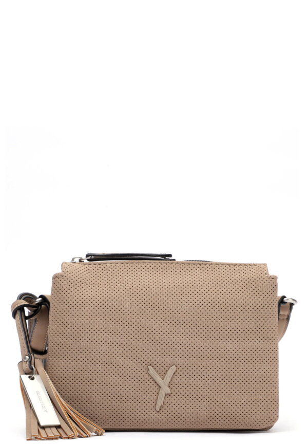 BOLSO DE HOMBRO COLOR ARENA - Imagen 2