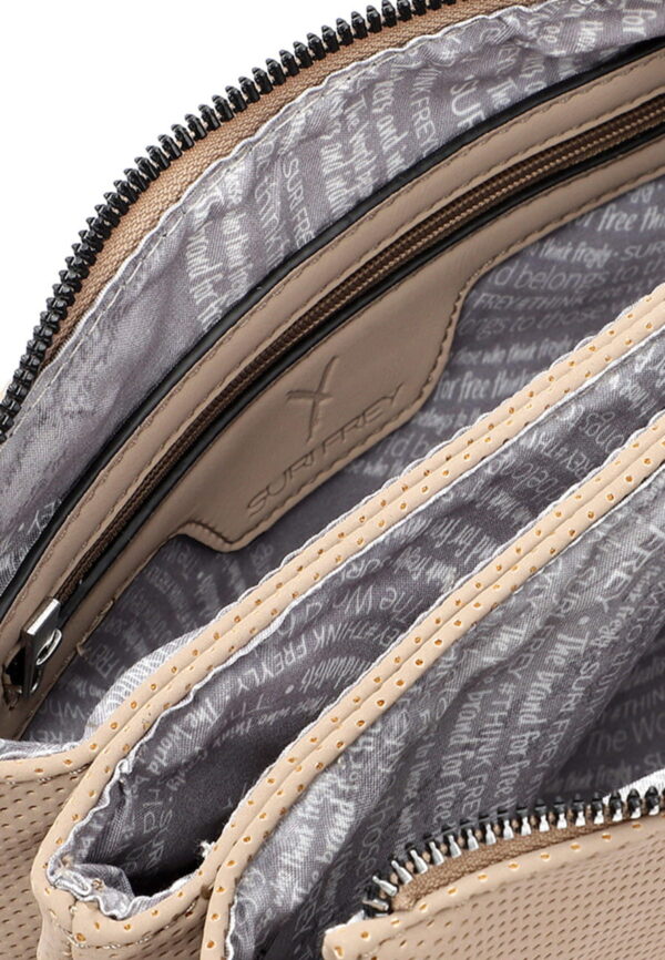BOLSO DE HOMBRO COLOR ARENA - Imagen 5
