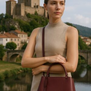 BOLSO SHOPPING BURDEOS